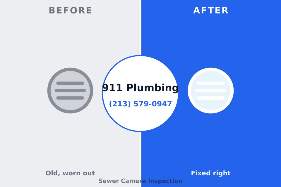 Before and after: plumbing repair Longboat Key, FL